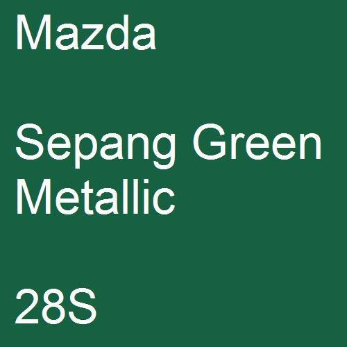 Mazda, Sepang Green Metallic, 28S.